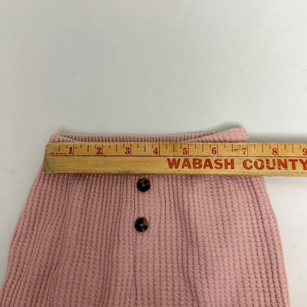 Old Navy Baby 0-3M Waffle Knit Harem Pants Lot 2 Maroon Pink Thermal Joggers